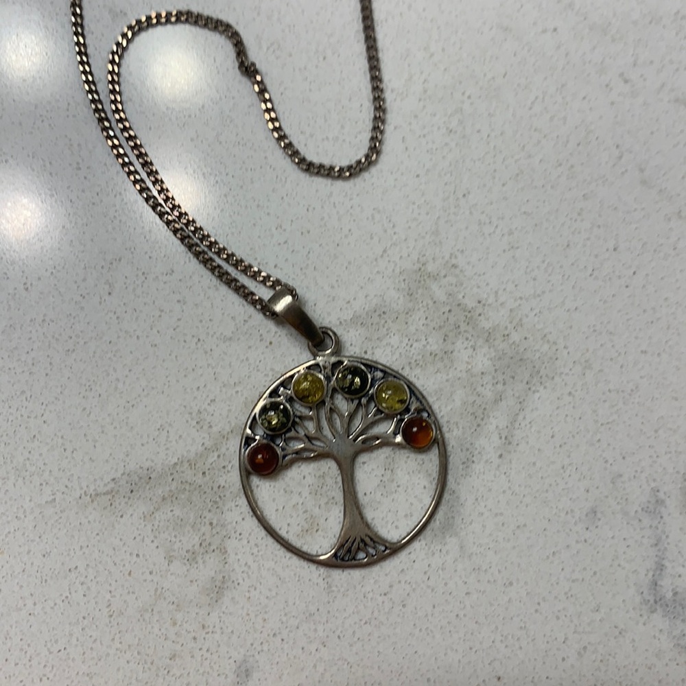 Polish amber necklace